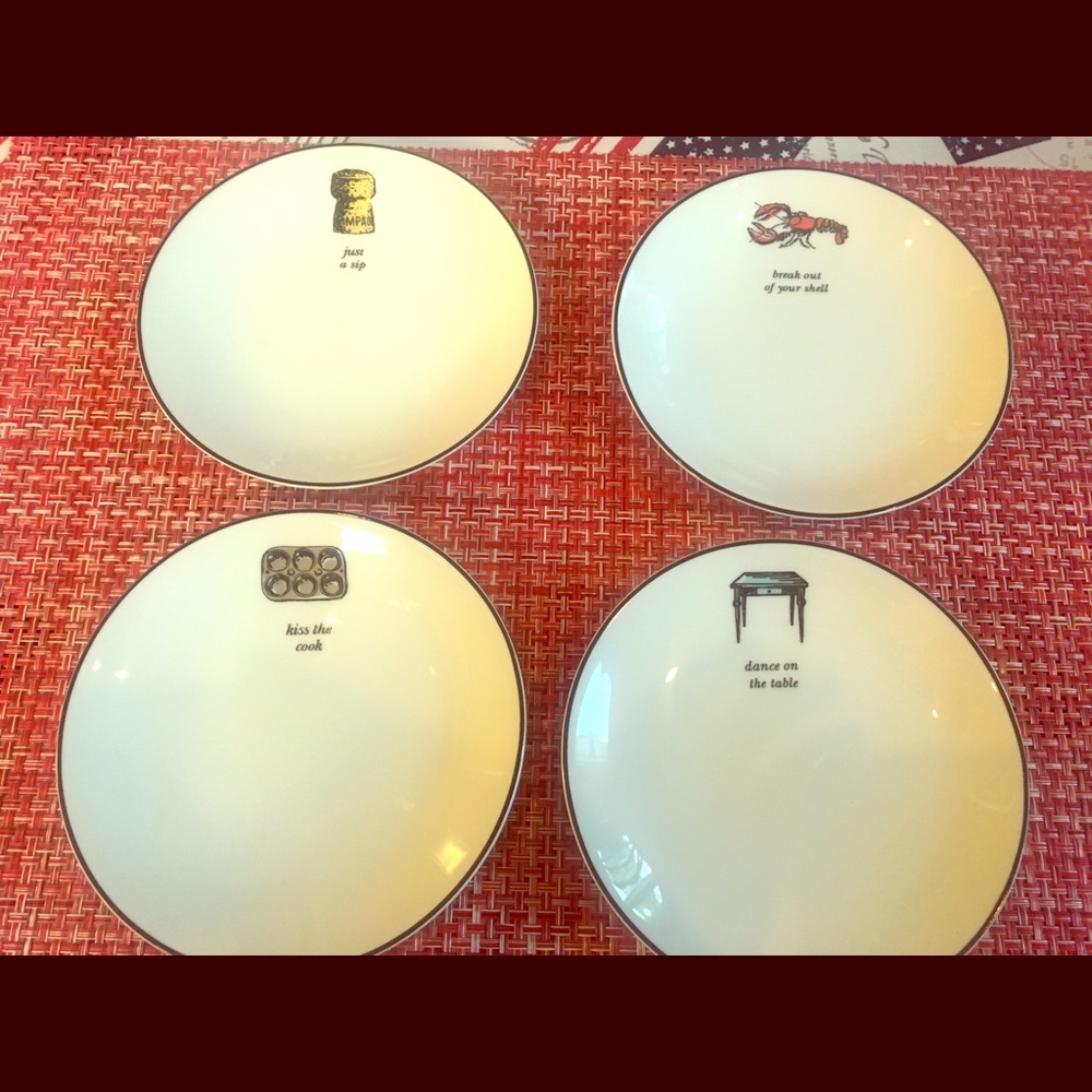 Concord Square “Cause a Stir” Tidbit plates, 4